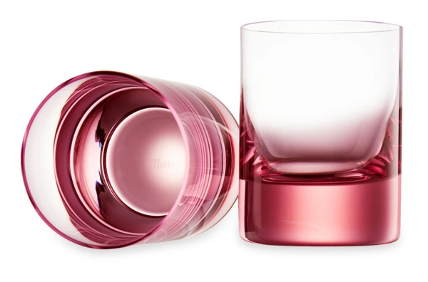 Набор стопок для водки Moser Виски сет 60 мл, 2 шт, розалин, п/к