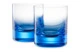 Набор стаканов для виски Moser Виски сет 370 мл, 2 шт, аквамарин, п/к