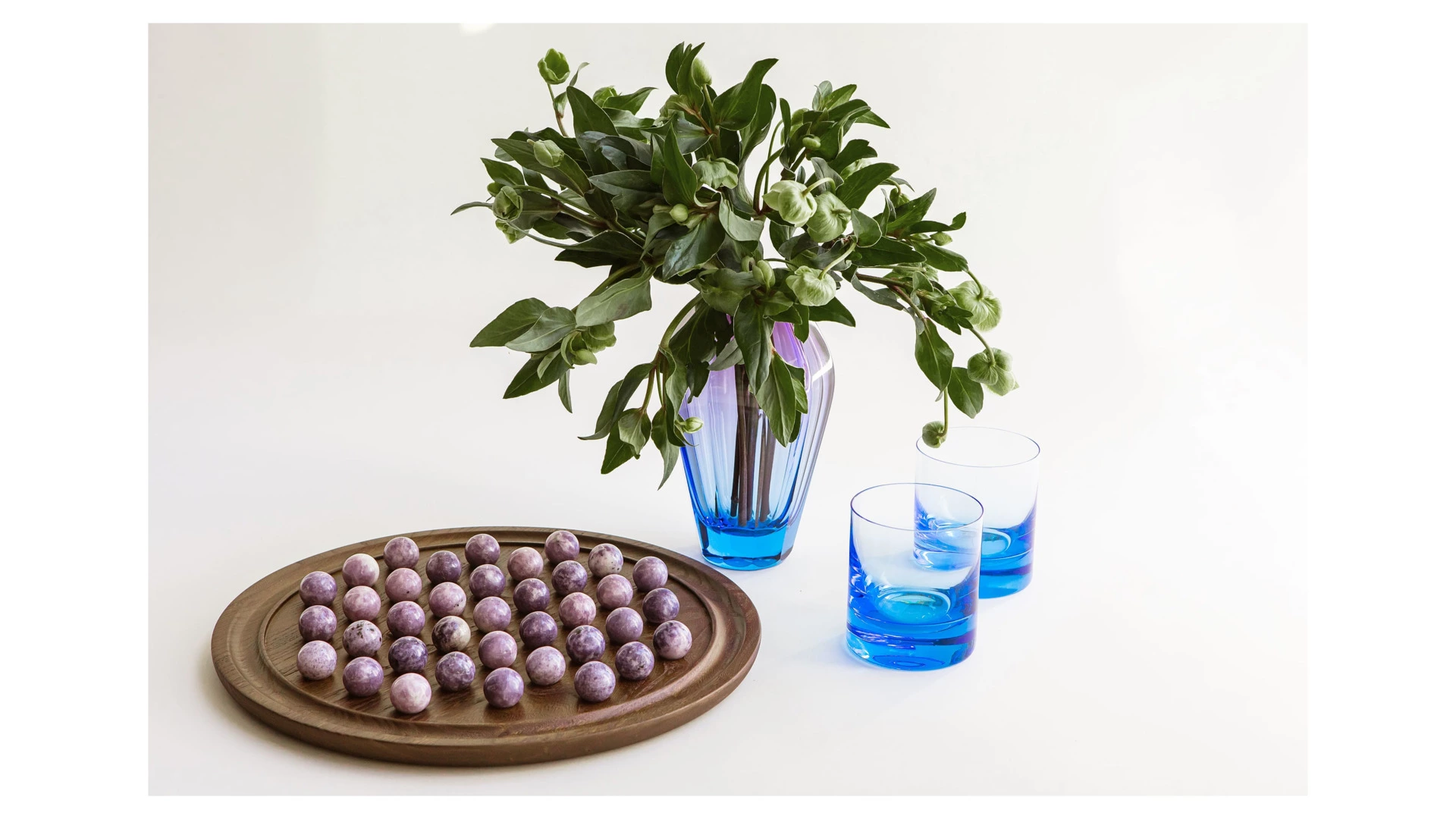 Набор стаканов для виски Moser Виски сет 370 мл, 2 шт, аквамарин, п/к