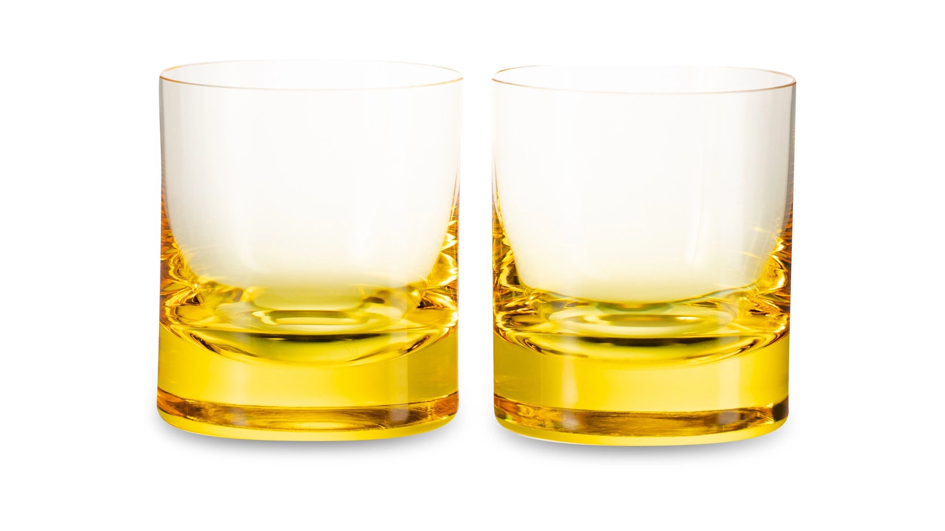 Набор стаканов для виски Moser Виски сет 370 мл, 2 шт, желтый, п/к