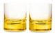 Набор стаканов для виски Moser Виски сет 370 мл, 2 шт, желтый, п/к
