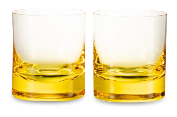 Набор стаканов для виски Moser Виски сет 370 мл, 2 шт, желтый, п/к