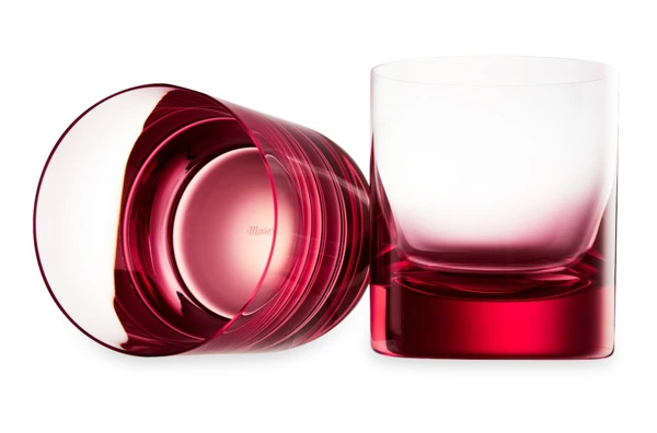 Набор стаканов для виски Moser Виски сет 370 мл, 2 шт, розалин, п/к