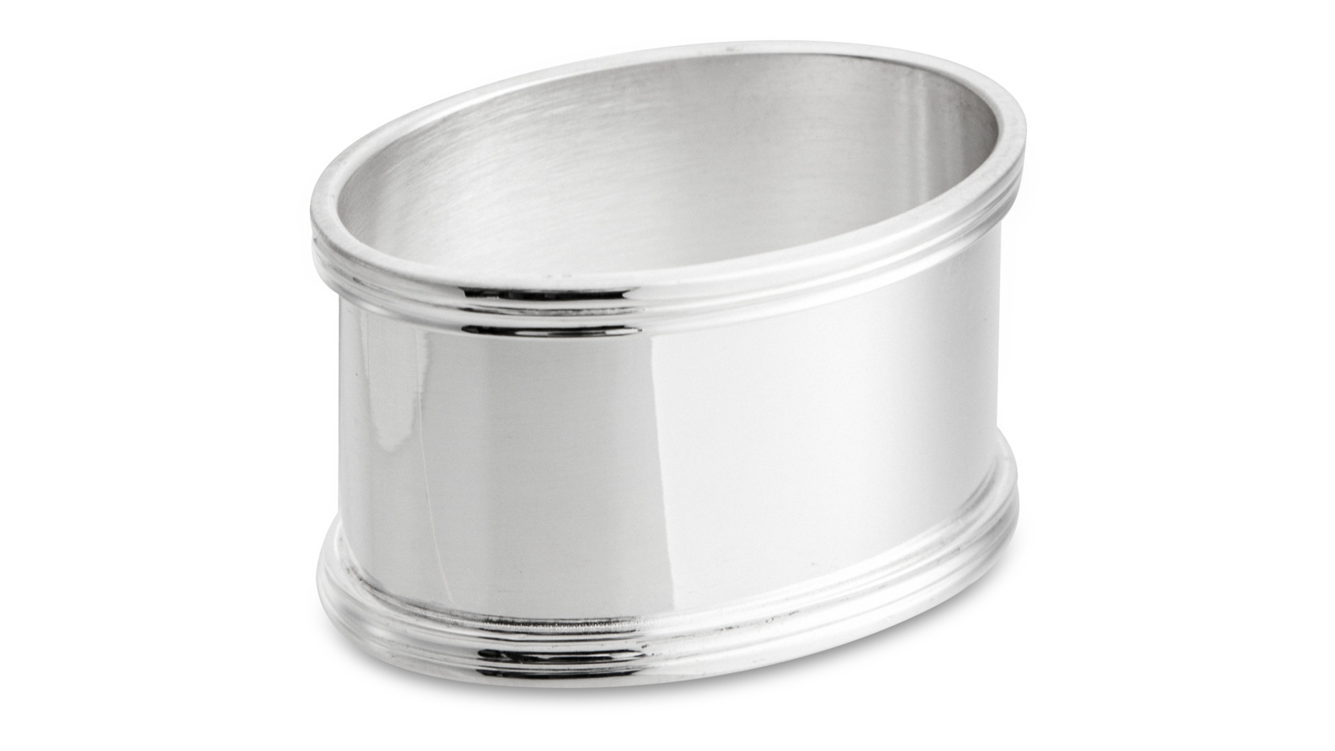 Кольцо для салфеток овальное Schiavon Инглезе 6 см, посеребрение