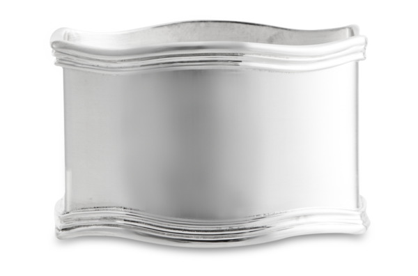 Кольцо для салфеток овальное Schiavon Барокко 6 см, посеребрение