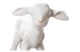 Скульптура Дулевский фарфоровый завод Барашек 28 см, фарфор