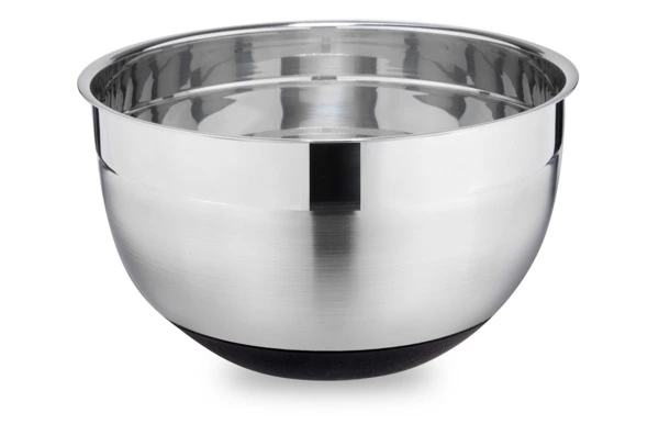 Миска для смешивания нескользящая Weis 3 л, 20х12 см, сталь нержавеющая