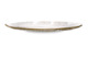 Тарелка подстановочная IVV Лапландия 36 см, золотистый декор