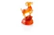 Фигурка Cristal de Paris Горный козел 3,6х5,5 см, хрустальное тесто, янтарная
