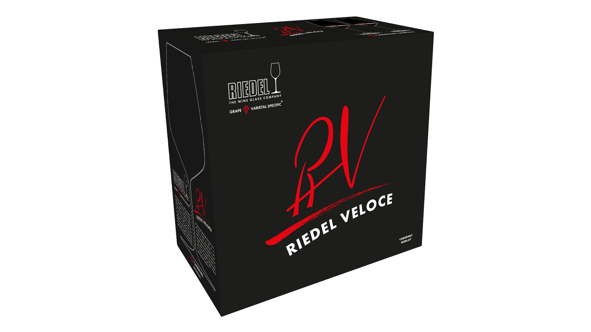 Набор бокалов для красного вина Riedel Veloce Cabernet/Merlo 829 мл, 2 шт, стекло хрустальное