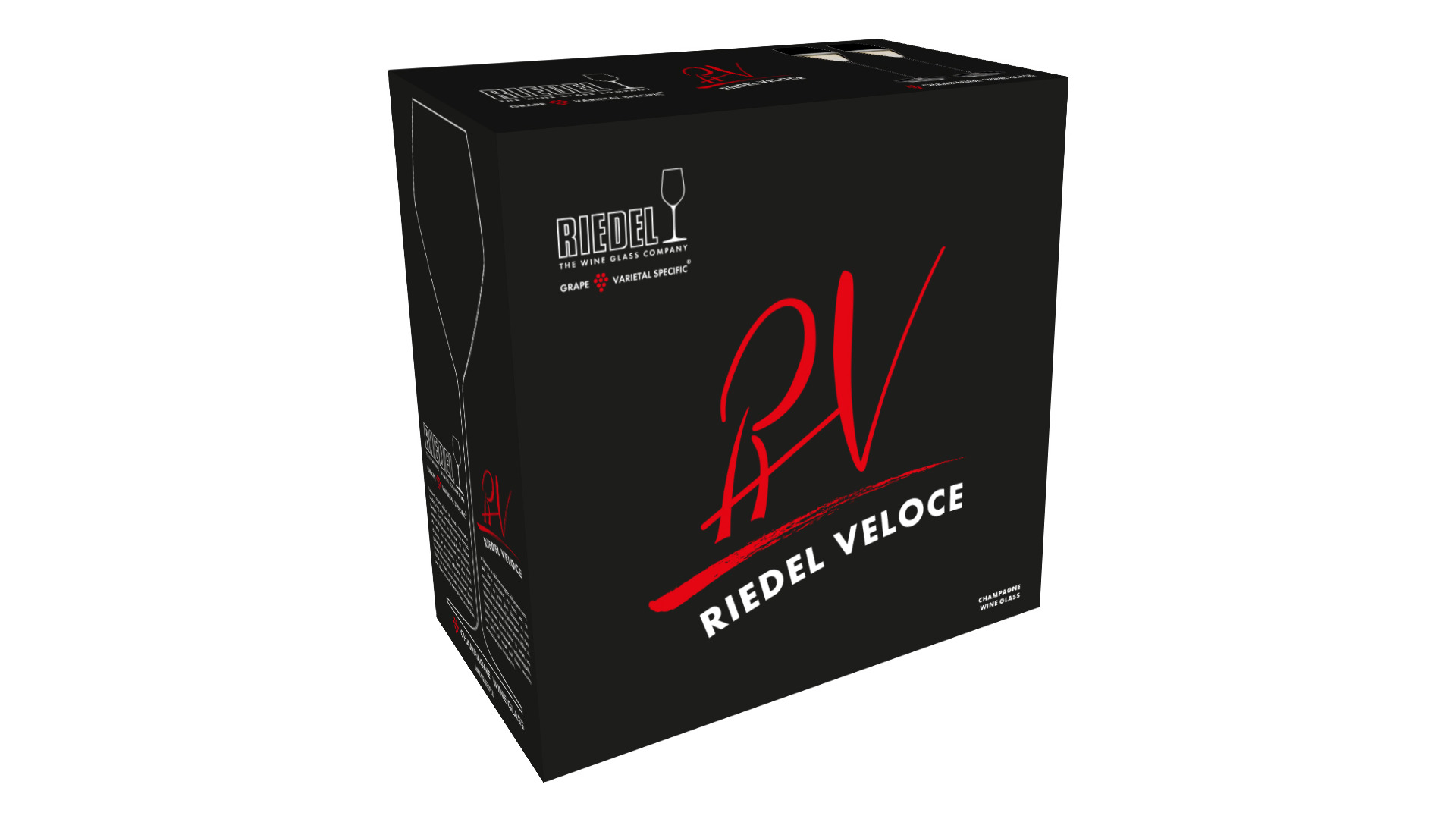 Набор бокалов для шампанского Riedel Veloce Шампань 327 мл, 2 шт, стекло хрустальное