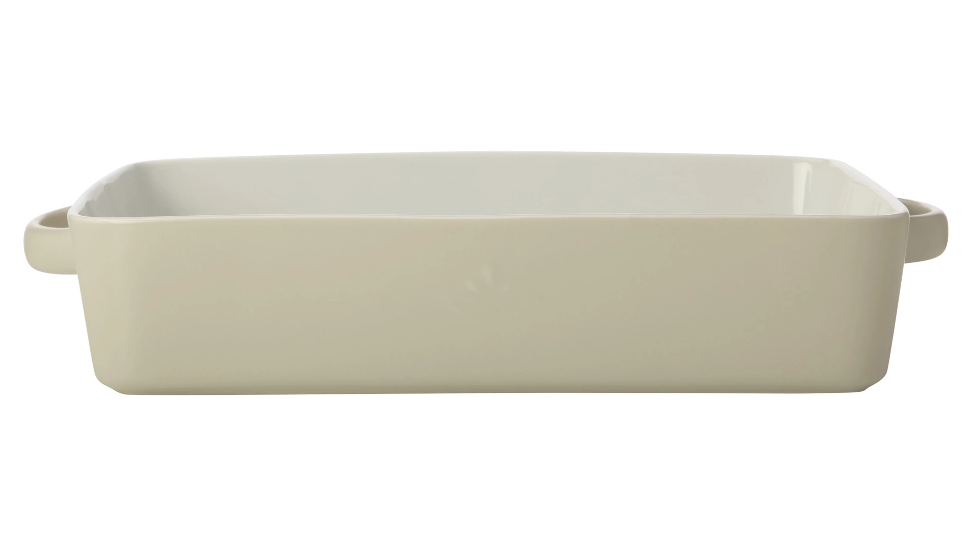 Блюдо прямоугольное Casa Domani Moderna 31х21 см, керамика, кремовый, п/к