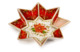 Салатник Lamart Palais Royal Рождественская звезда 32 см, форма звезда, фарфор