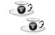 Набор чашек чайных с блюдцами Vista Alegre Гербарий 230 мл, 2 шт, белый, фарфор