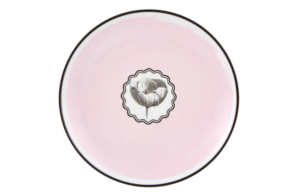 Набор тарелок закусочных Vista Alegre Гербарий 23 см, 4 шт, 4 цвета, фарфор