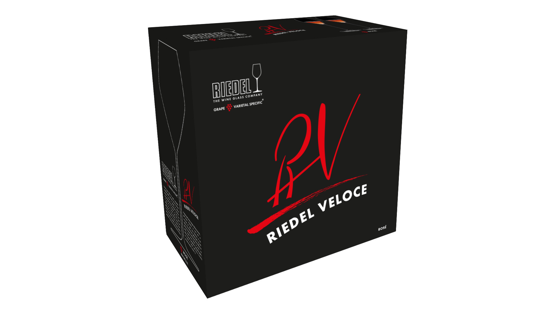 Набор бокалов для белого вина Riedel Veloce Розе 347 мл, 2 шт, стекло хрустальное
