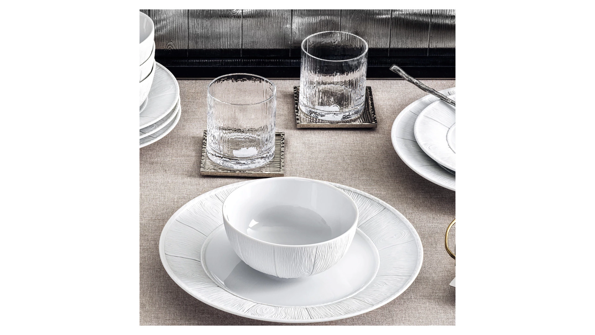 Салатник индивидуальный Michael Aram Плющ и дуб 15 см, фарфор