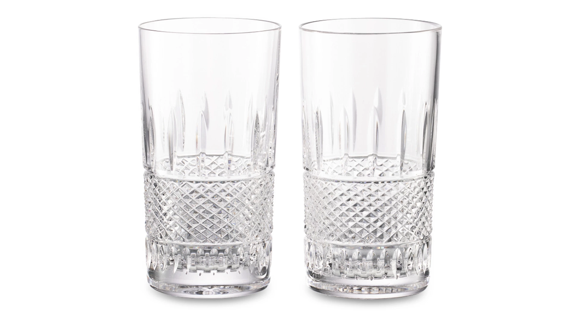 Набор стаканов для воды хайбол Waterford Ирландское кружево 400 мл, 2 шт, хрусталь
