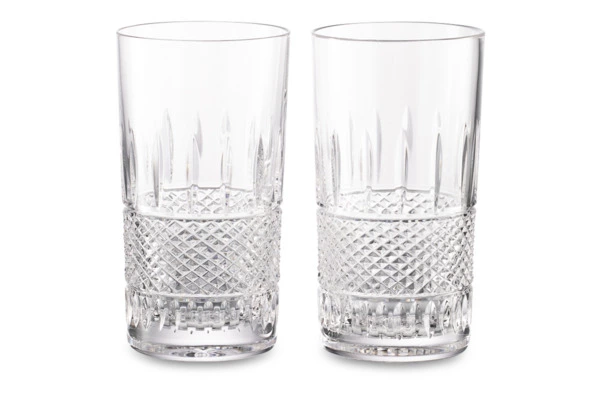 Набор стаканов для воды хайбол Waterford Ирландское кружево 400 мл, 2 шт, хрусталь