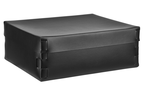 Коробка ADJ Snob 36x30х13,5 см, кожа натуральная, черный, п/к