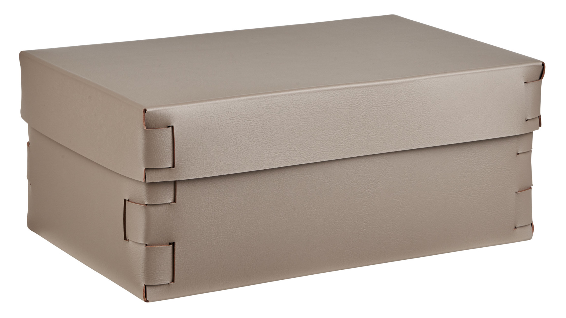 Коробка ADJ Snob 32x20х13,5 см, кожа натуральная, капучино, п/к