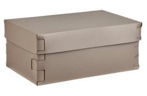 Коробка ADJ Snob 32x20х13,5 см, кожа натуральная, капучино, п/к
