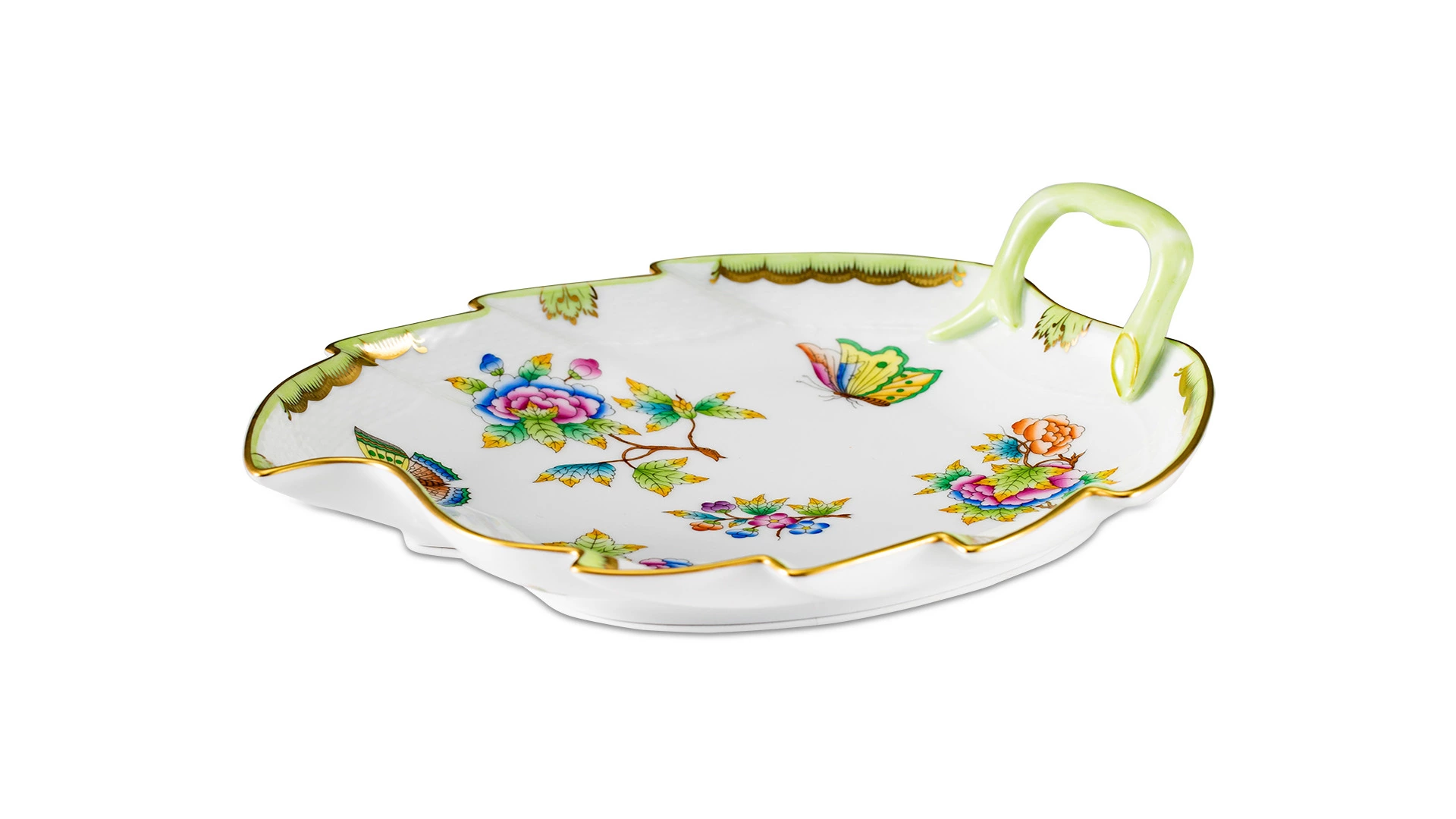 Блюдо - лист Herend Виктория 24 см
