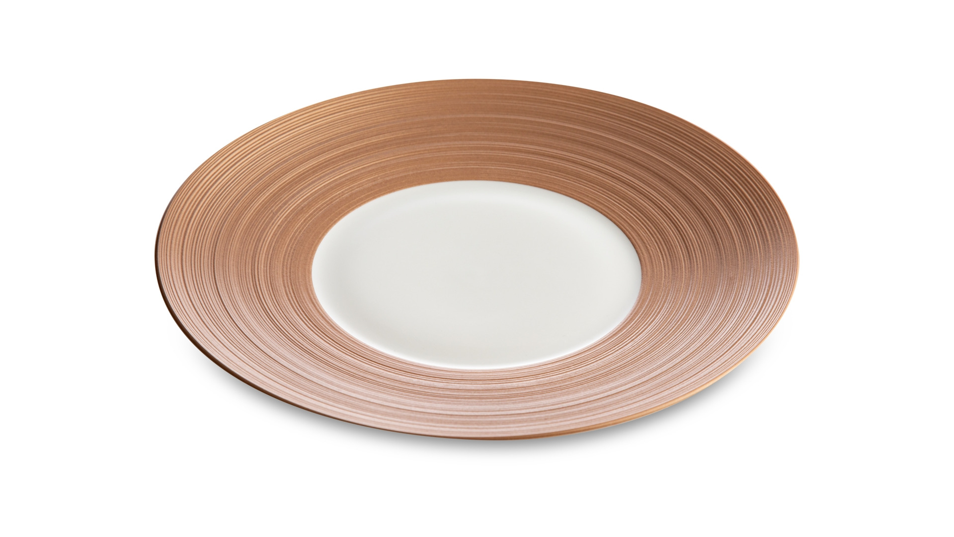 Тарелка закусочная JL Coquet Хемисфер 24 см, розовый металлик