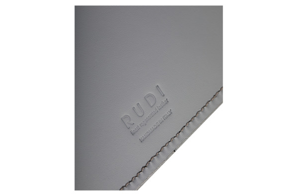 Поднос квадратный Rudi Нарцисо 36х36 см, графитовый