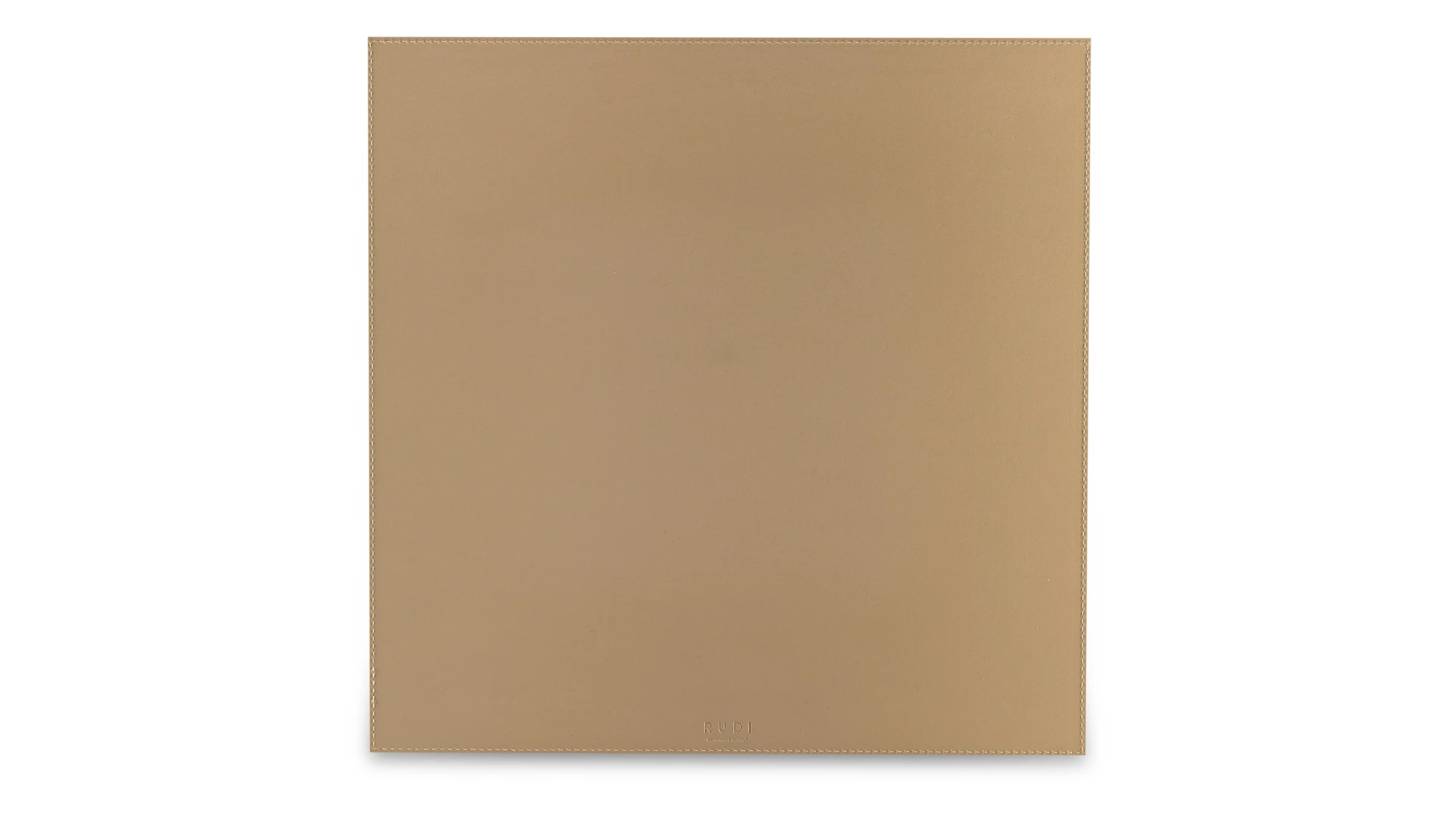 Салфетка подстановочная квадратная Rudi Питагора 39,5х39,5 см, бежевая