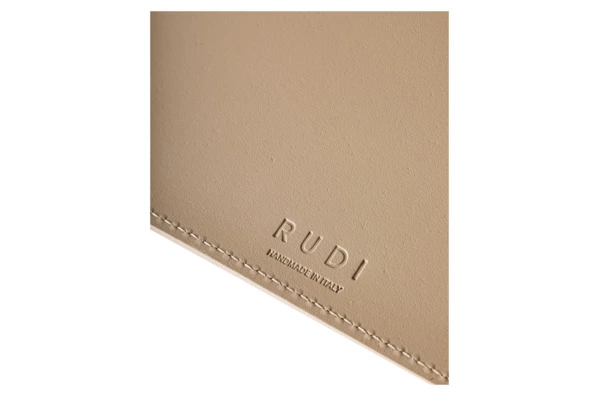 Салфетка подстановочная квадратная Rudi Питагора 39,5х39,5 см, бежевая