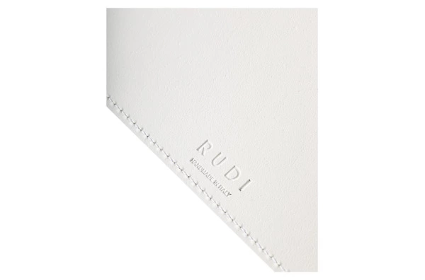 Салфетка подстановочная прямоугольная с закругленными краями Rudi Питагора 49,5х39,5 см, белая