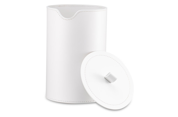 Держатель для туалетной бумаги с крышкой Rudi Нарцисо 23 см, белый