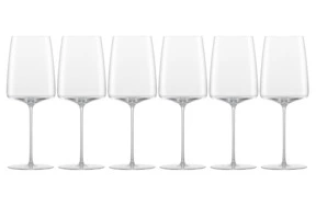 Набор бокалов для красного вина Zwiesel Glas Легкость 689 мл, 6 шт, для ароматных и пряных вин