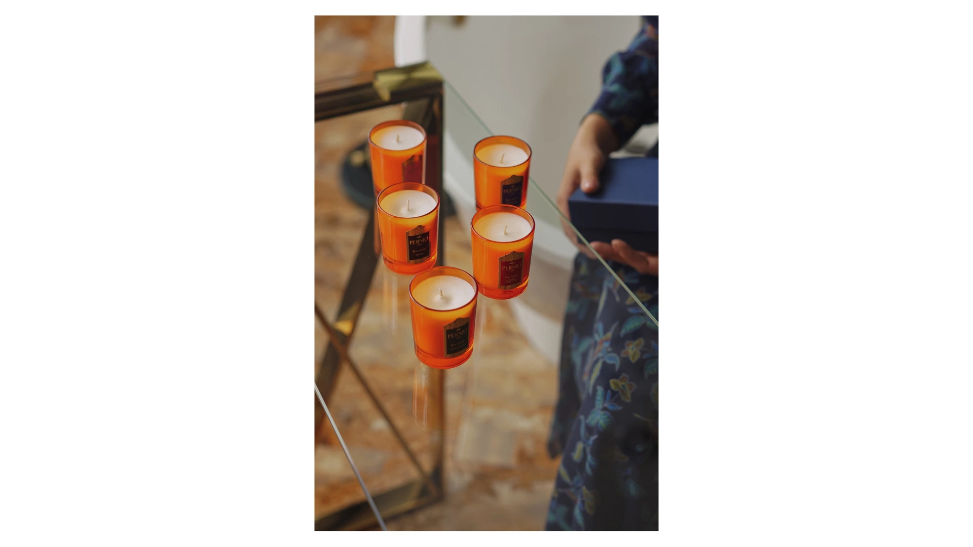 Набор миниатюр ароматических свечей Pernici Les Sens 70 мл, 5 шт, п/к