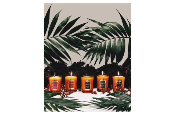 Набор миниатюр ароматических свечей Pernici Les Sens 70 мл, 5 шт, п/к