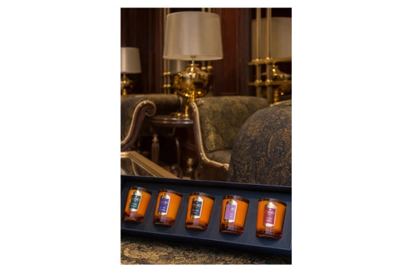 Набор миниатюр ароматических свечей Pernici Les Sens 70 мл, 5 шт, п/к