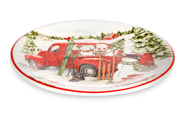 Тарелка пирожковая Certified Int. Домой на Рождество Спортивные увлечения 16 см, керамика