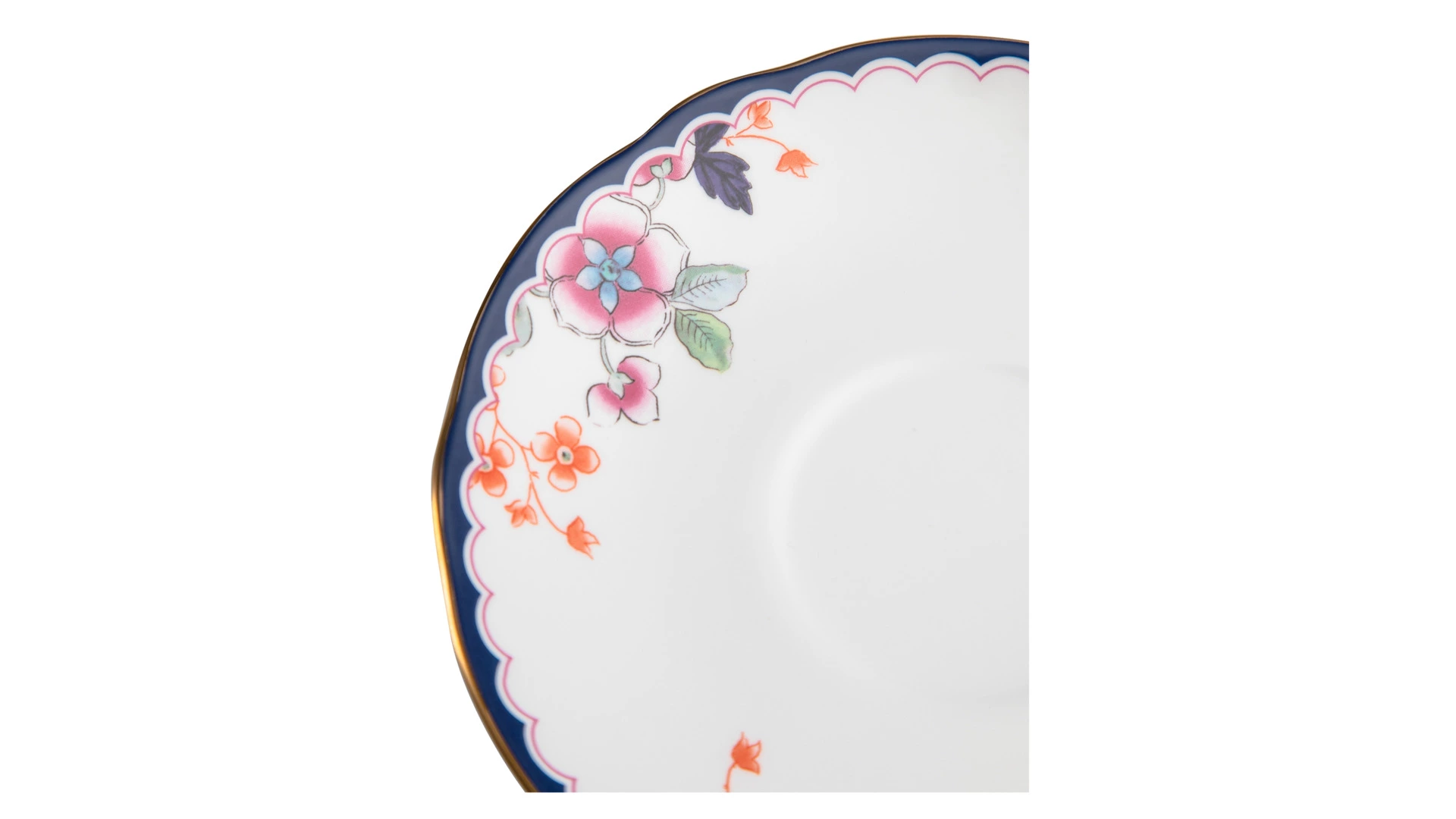 Чашка чайная с блюдцем Wedgwood Wonderlust Цветущий жасмин 140 мл, фарфор, п/к
