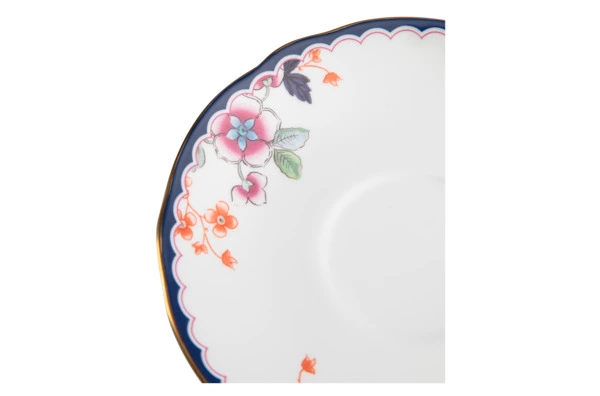 Чашка чайная с блюдцем Wedgwood Wonderlust Цветущий жасмин 140 мл, фарфор, п/к