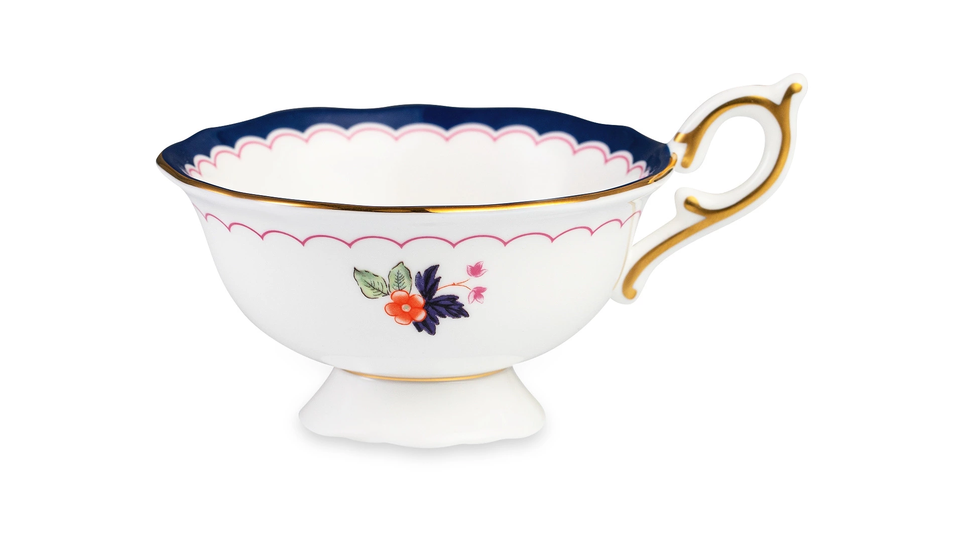 Чашка чайная с блюдцем Wedgwood Wonderlust Цветущий жасмин 140 мл, фарфор, п/к