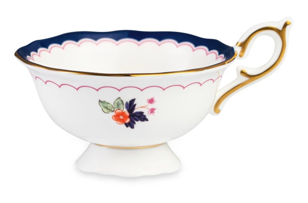 Чашка чайная с блюдцем Wedgwood Wonderlust Цветущий жасмин 140 мл, фарфор, п/к