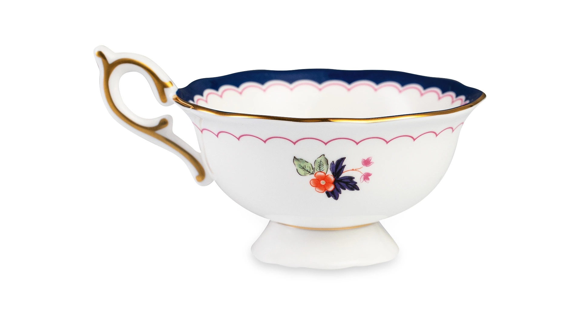 Чашка чайная с блюдцем Wedgwood Wonderlust Цветущий жасмин 140 мл, фарфор, п/к