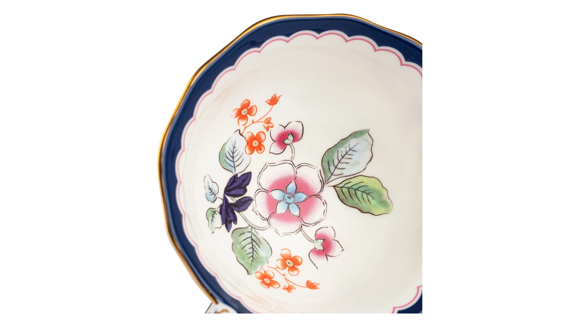 Чашка чайная с блюдцем Wedgwood Wonderlust Цветущий жасмин 140 мл, фарфор, п/к