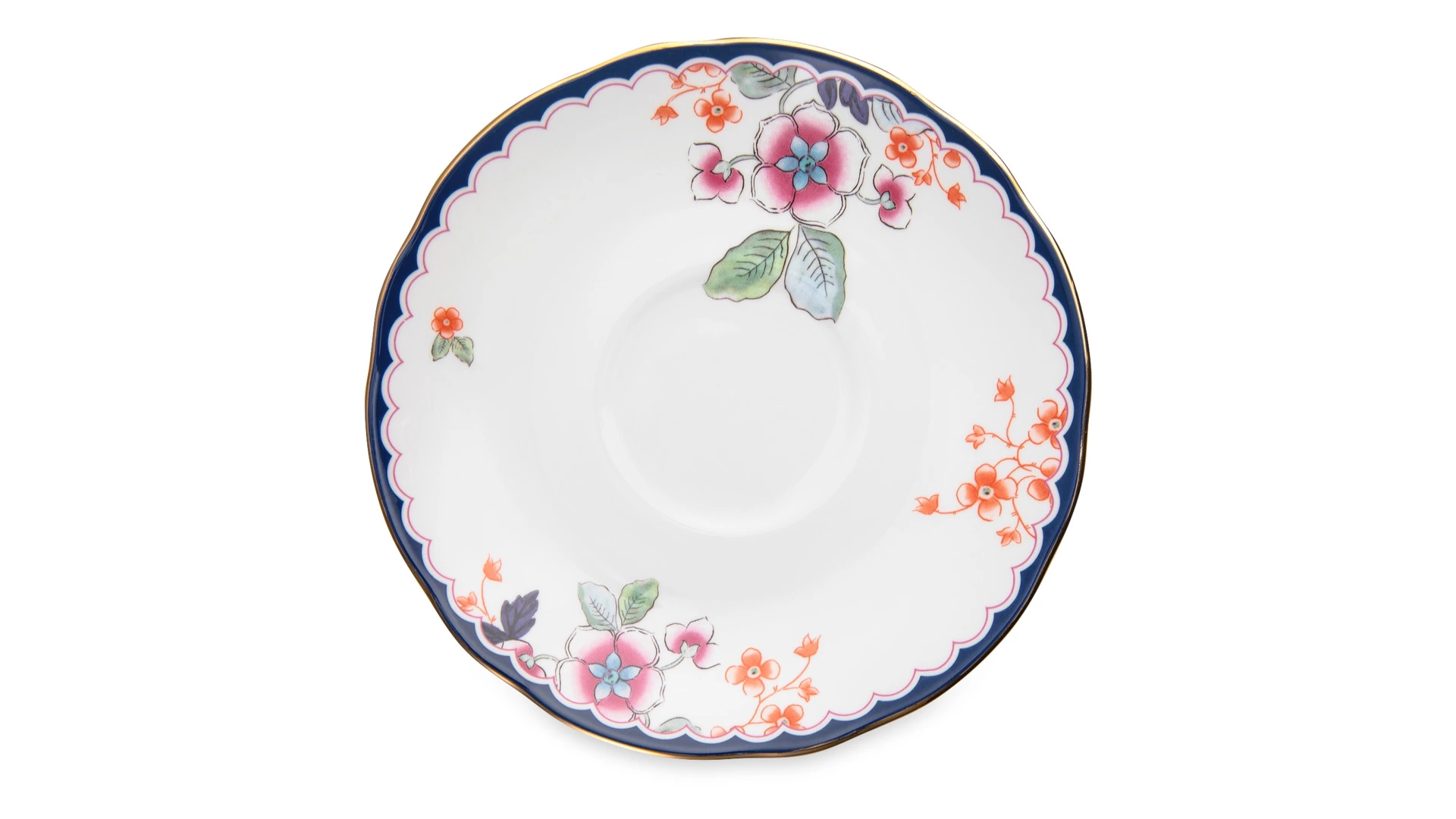 Чашка чайная с блюдцем Wedgwood Wonderlust Цветущий жасмин 140 мл, фарфор, п/к