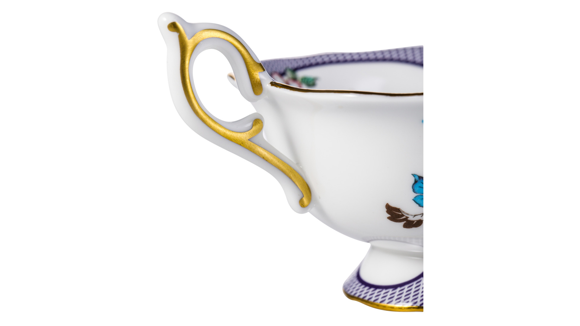 Чашка чайная с блюдцем Wedgwood Wonderlust Полуночный сад 140 мл, фарфор, п/к