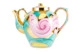 Чайник Дулевский фарфоровый завод Русский Розовая птица 4,5 л, фарфор твердый