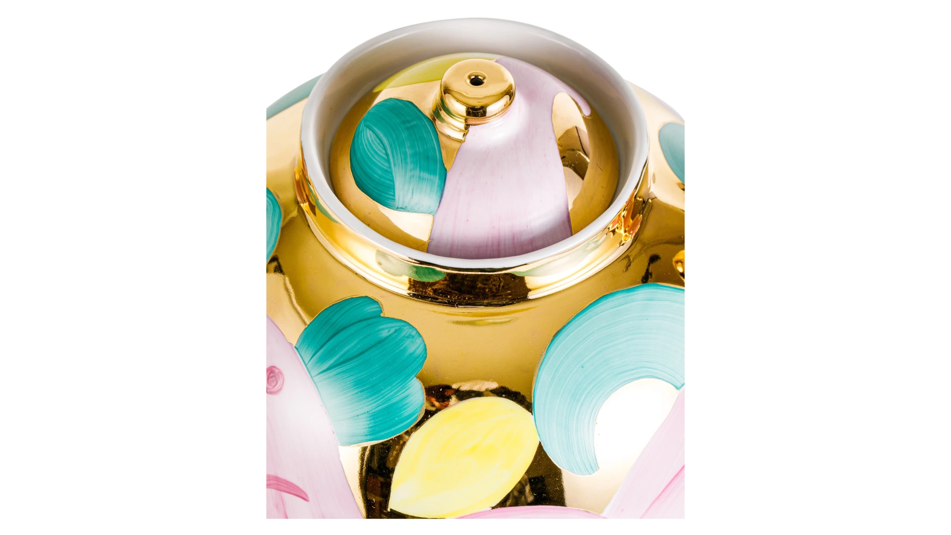 Чайник Дулевский фарфоровый завод Русский Розовая птица 4,5 л, фарфор твердый