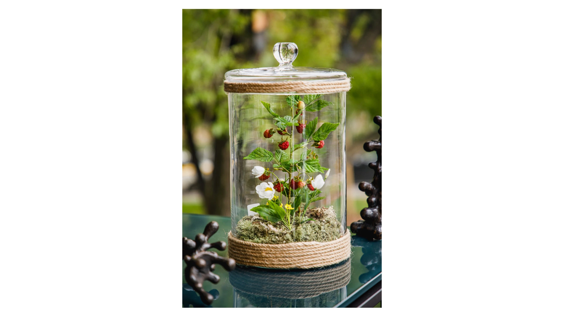 Композиция из холодного фарфора Ягодное лето