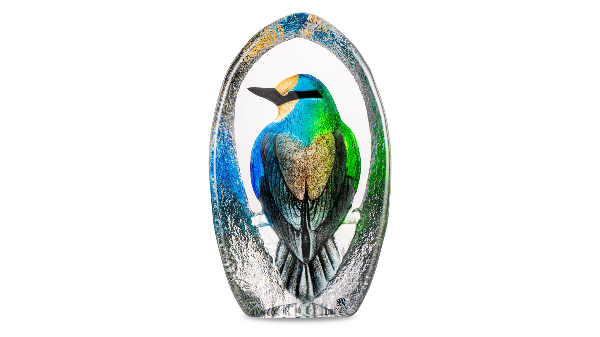 Скульптура MALERAS Colorina птица 10,5х17,5 см, голубая